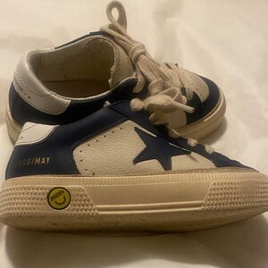 Golden Goose Kids Navy and Cream